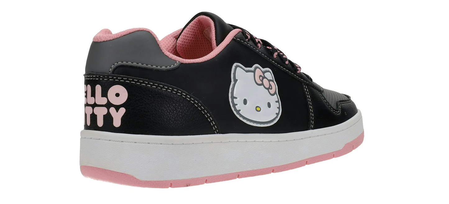 TENNIS NEGRO DE HELLO KITTY ADULTO