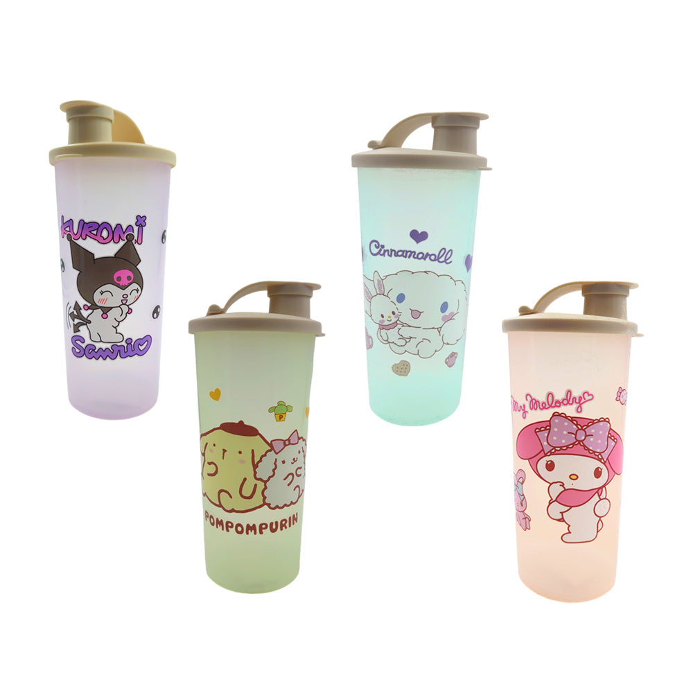 VASO SANRIO PLASTICO CON TAPA