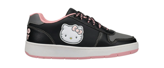 TENNIS NEGRO DE HELLO KITTY ADULTO