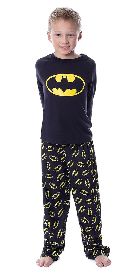 PIJAMA DE BATMAN NIÑOS MANGA LARGA