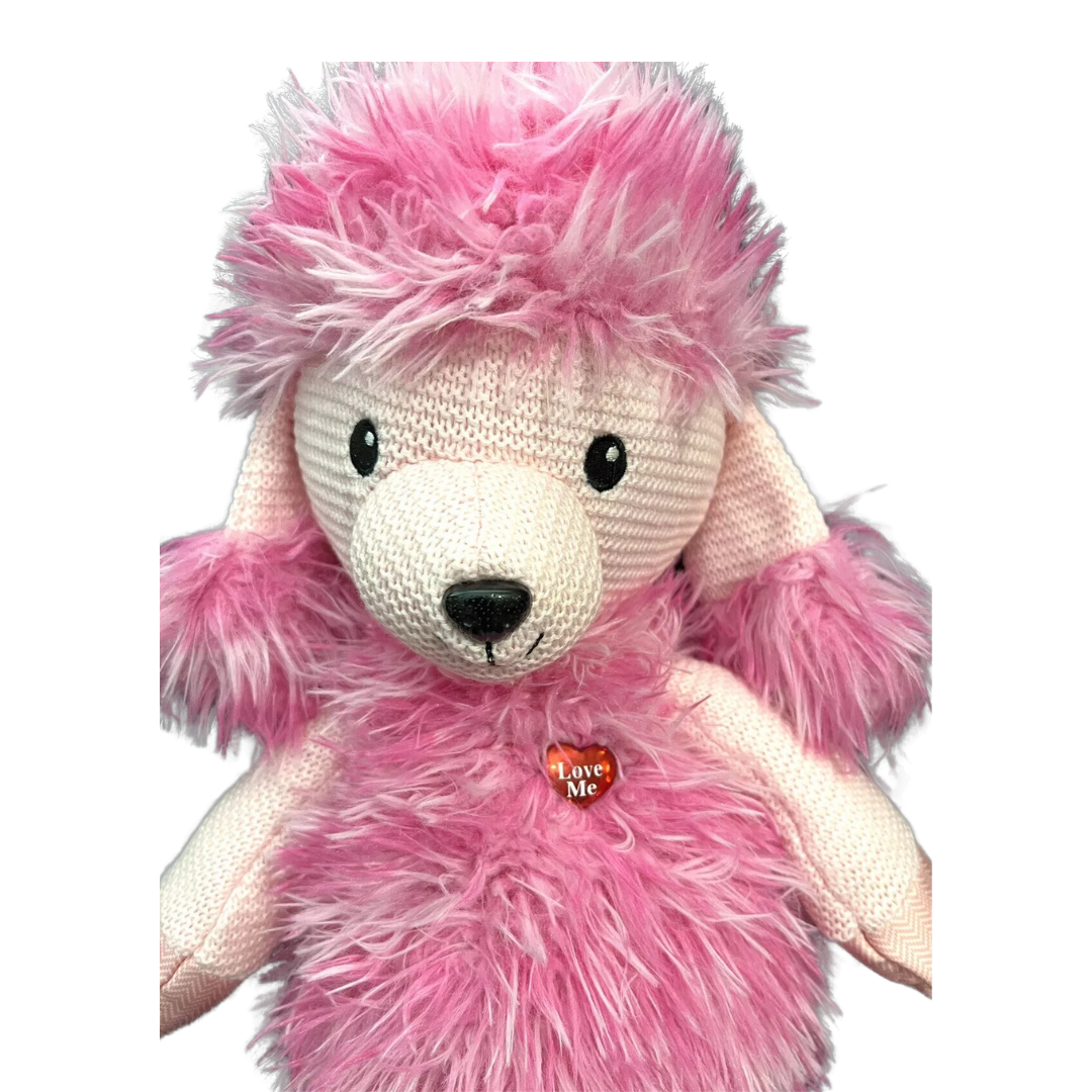 PELUCHE POODLE ROSADO