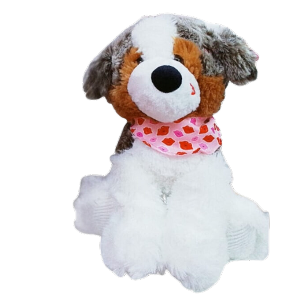 PELUCHE DE PERRO CON BANDANA